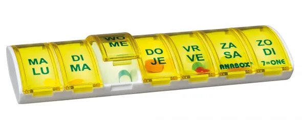 Anabox medicijndoos weekbox