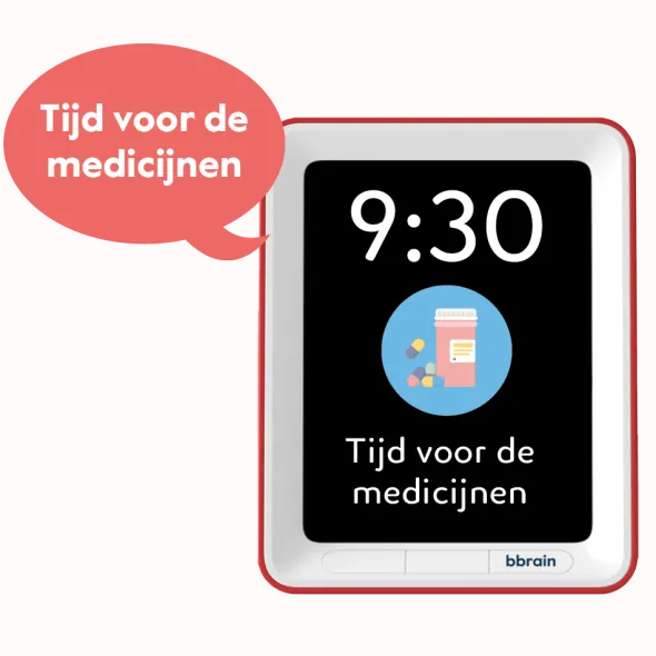 BBrain sprekende kalenderklok