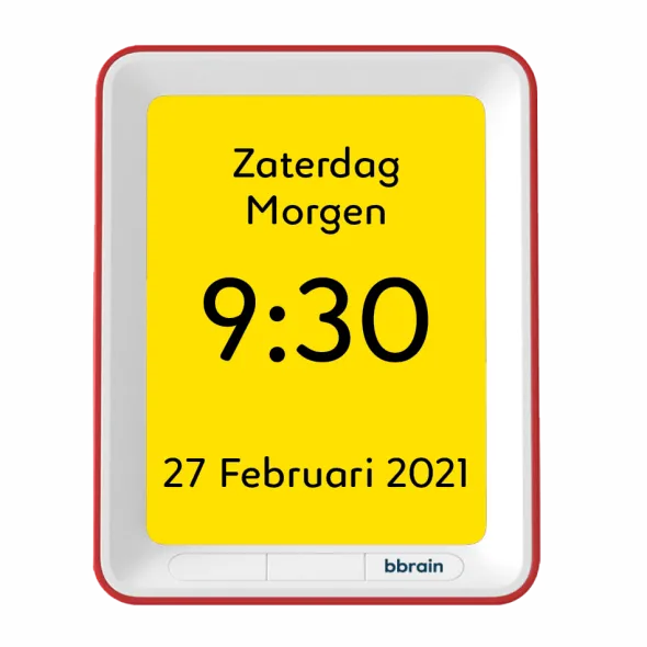 BBrain sprekende kalenderklok