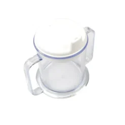 Drinkbeker standaard. 2 handvatten en 1 deksel