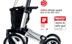 Gemino 60 Walker rollator met onderarmschalen