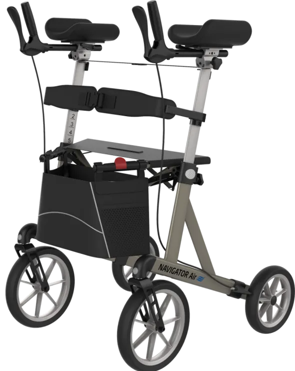 Navigator Air rollator met draaibare armschalen
