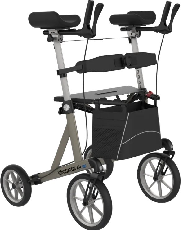 Navigator Air rollator met draaibare armschalen